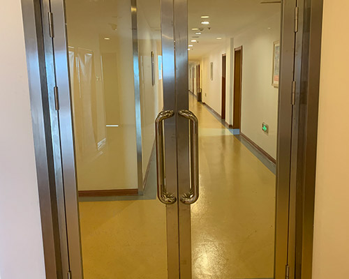 不銹鋼防火玻璃門