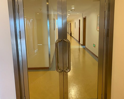 不銹鋼防火玻璃門